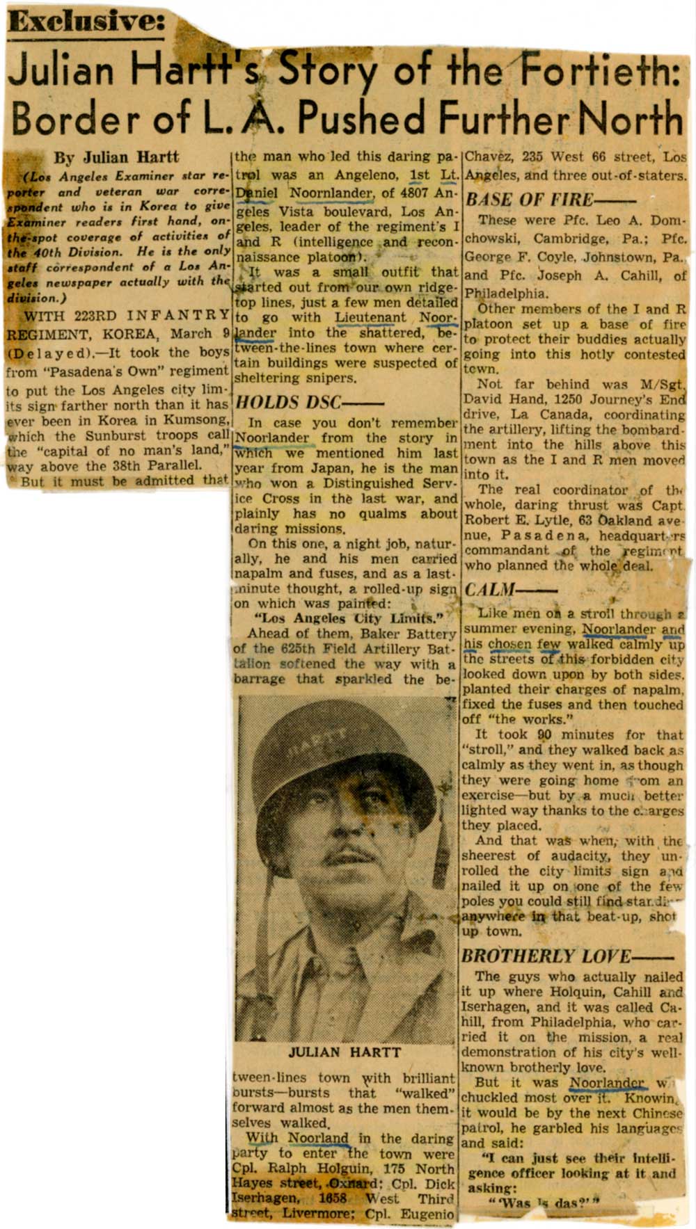 Julian Hartt - War Correspondent